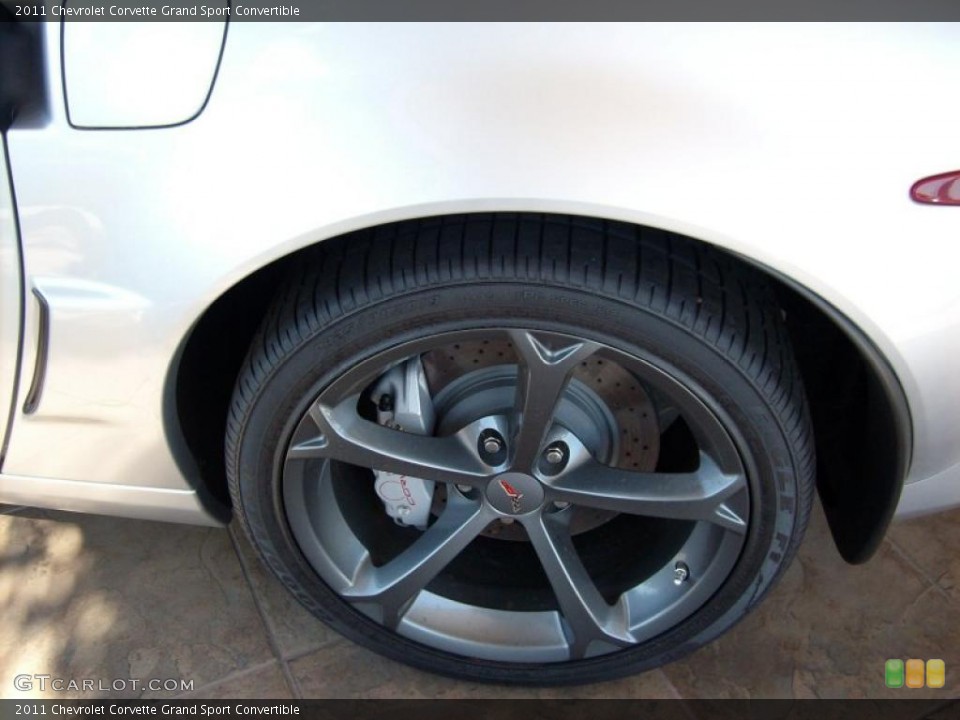 2011 Chevrolet Corvette Grand Sport Convertible Wheel and Tire Photo #46968360