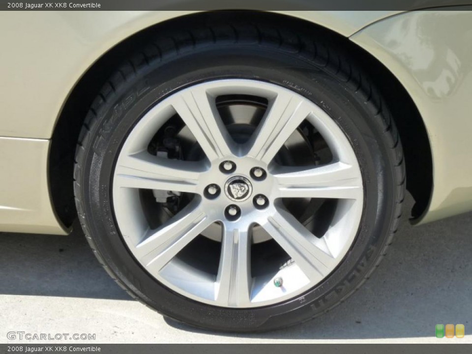 2008 Jaguar XK XK8 Convertible Wheel and Tire Photo #46969422