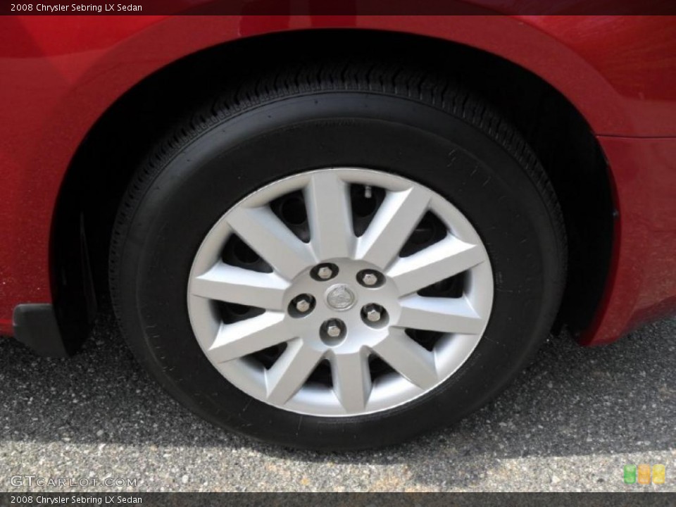 2008 Chrysler Sebring LX Sedan Wheel and Tire Photo #46970781