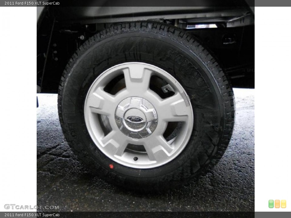2011 Ford F150 XLT SuperCab Wheel and Tire Photo #46972611