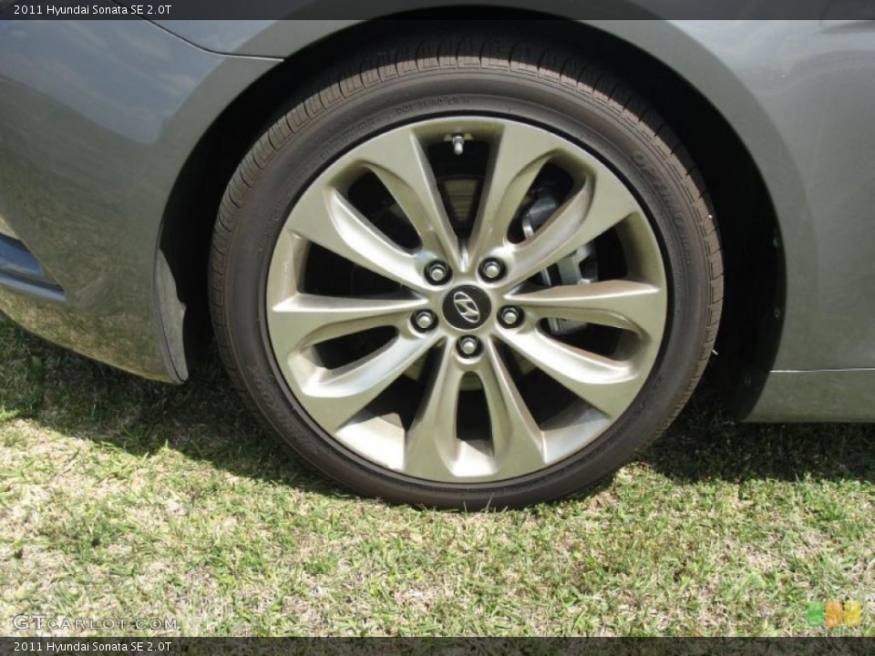 2011 Hyundai Sonata SE 2.0T Wheel and Tire Photo #46972686