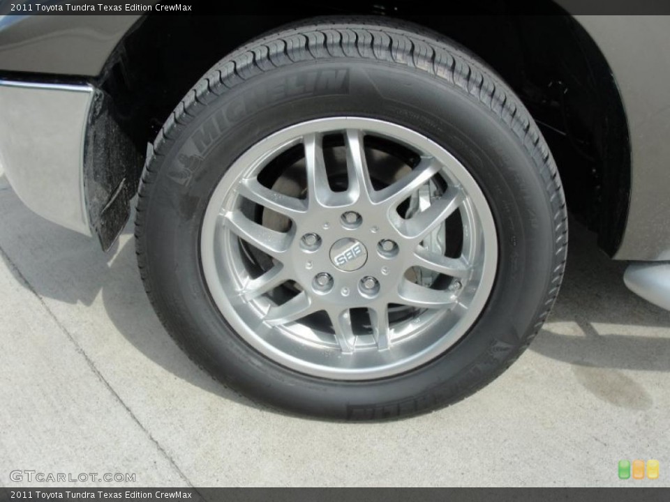 2011 Toyota Tundra Texas Edition CrewMax Wheel and Tire Photo #46976652