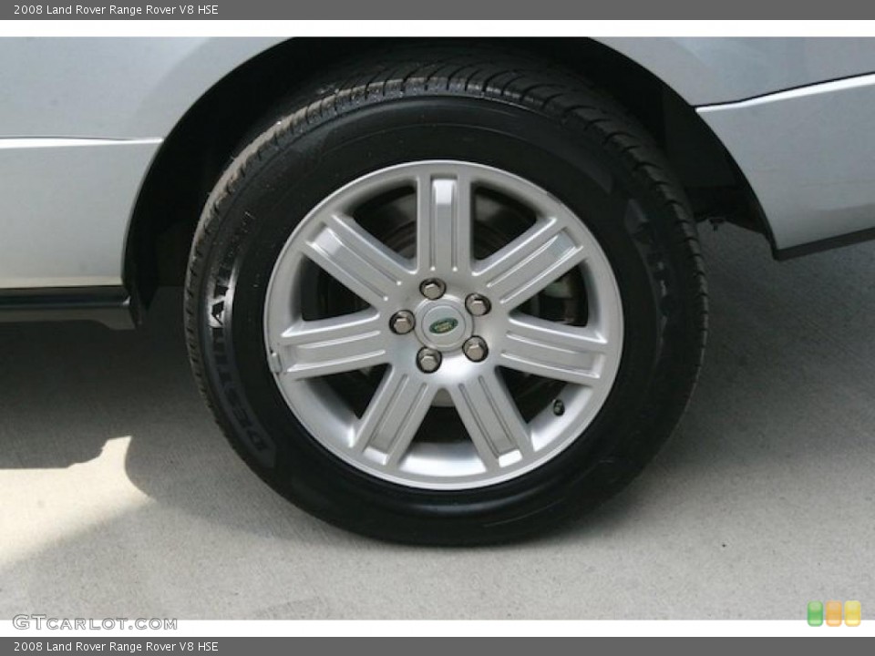2008 Land Rover Range Rover V8 HSE Wheel and Tire Photo #46977327