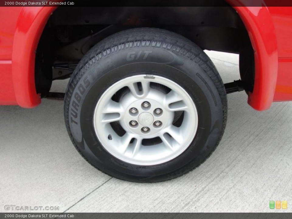 2000 Dodge Dakota SLT Extended Cab Wheel and Tire Photo #46991751
