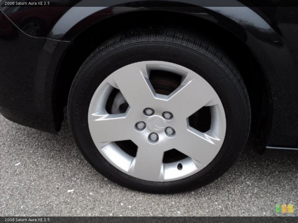 2008 Saturn Aura XE 3.5 Wheel and Tire Photo #46993143