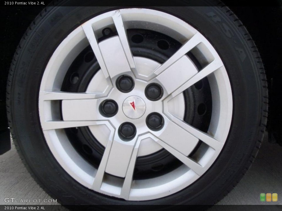 2010 Pontiac Vibe 2.4L Wheel and Tire Photo #47000100