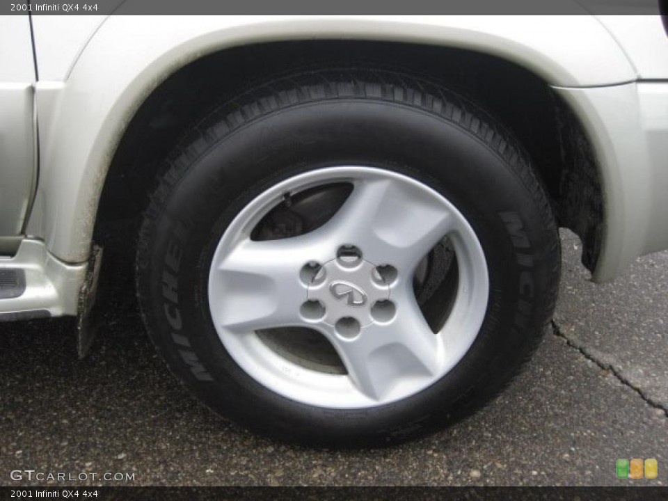 2001 Infiniti QX4 4x4 Wheel and Tire Photo #47001294