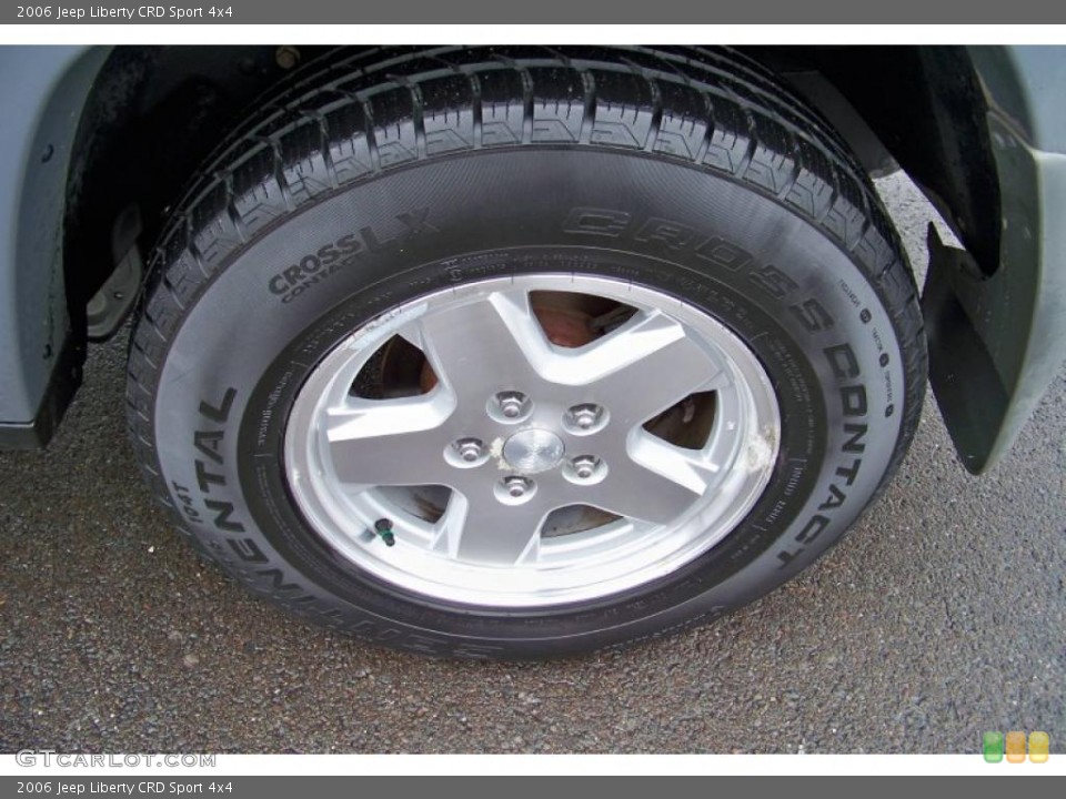 2006 Jeep Liberty CRD Sport 4x4 Wheel and Tire Photo #47001396