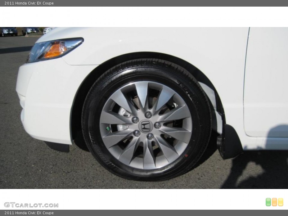 2011 Honda Civic EX Coupe Wheel and Tire Photo #47004054