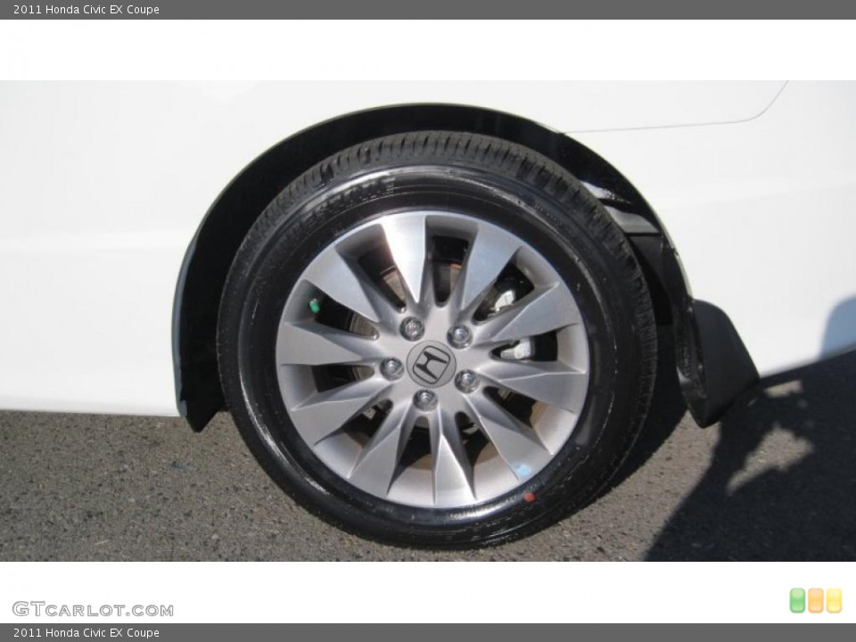 2011 Honda Civic EX Coupe Wheel and Tire Photo #47004057