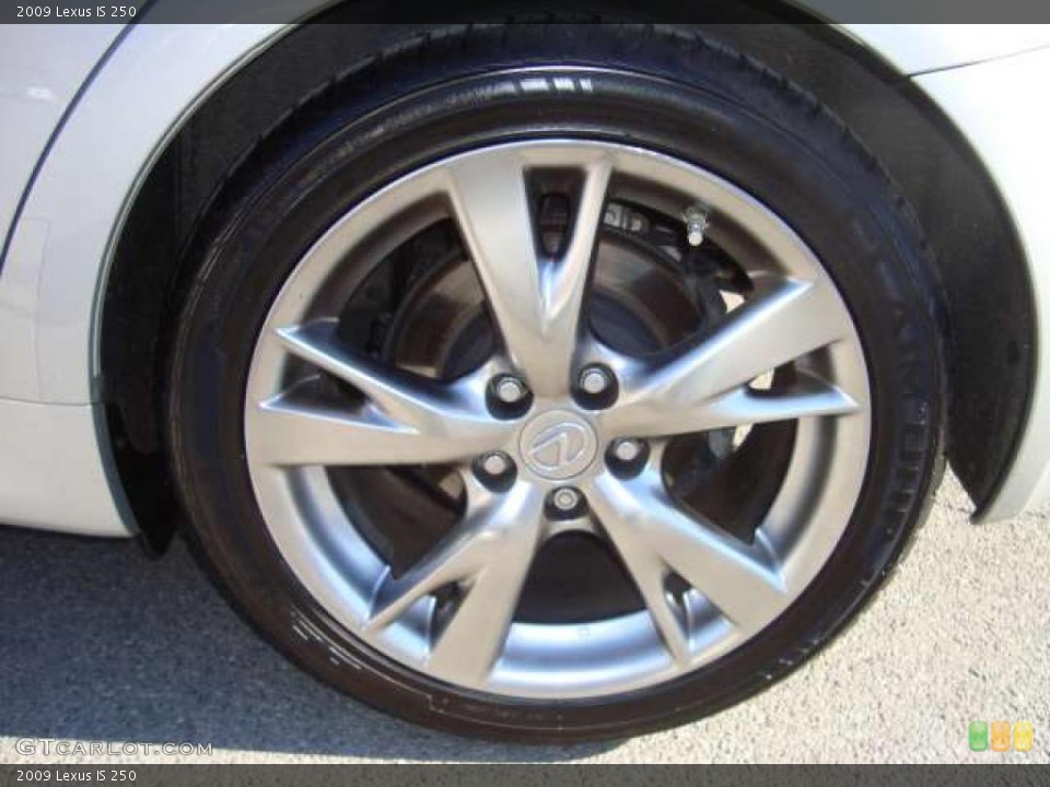 2009 Lexus IS 250 Wheel and Tire Photo #47006796