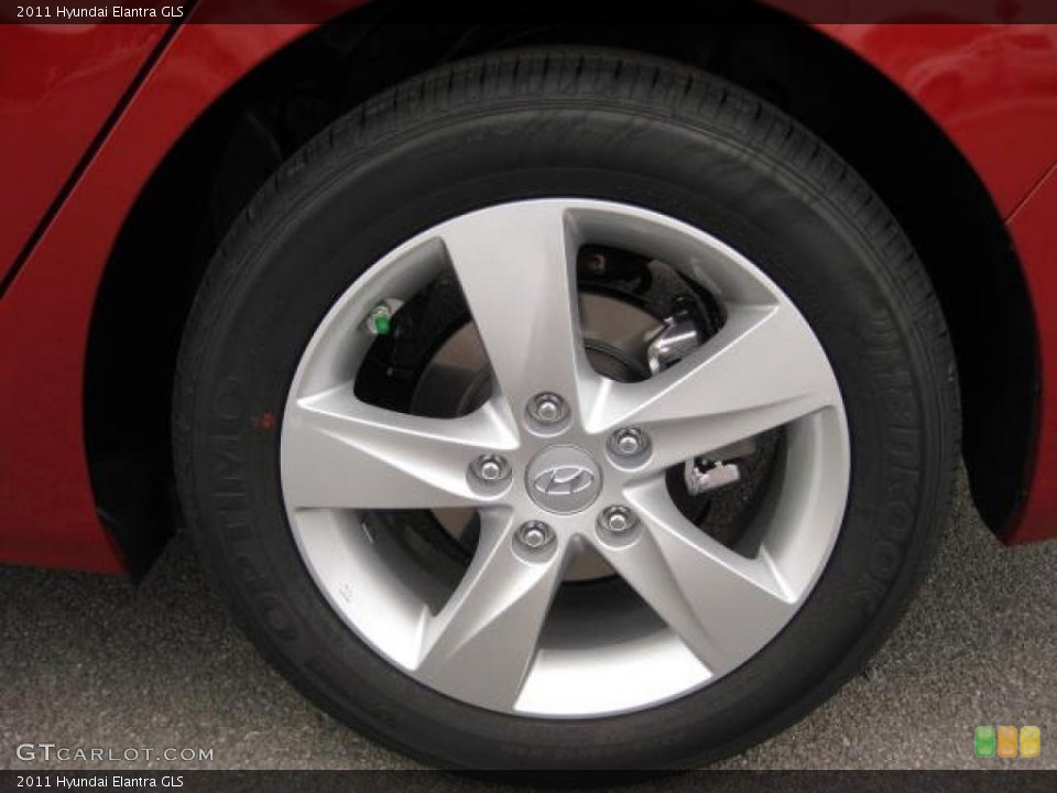 2011 Hyundai Elantra GLS Wheel and Tire Photo #47007696