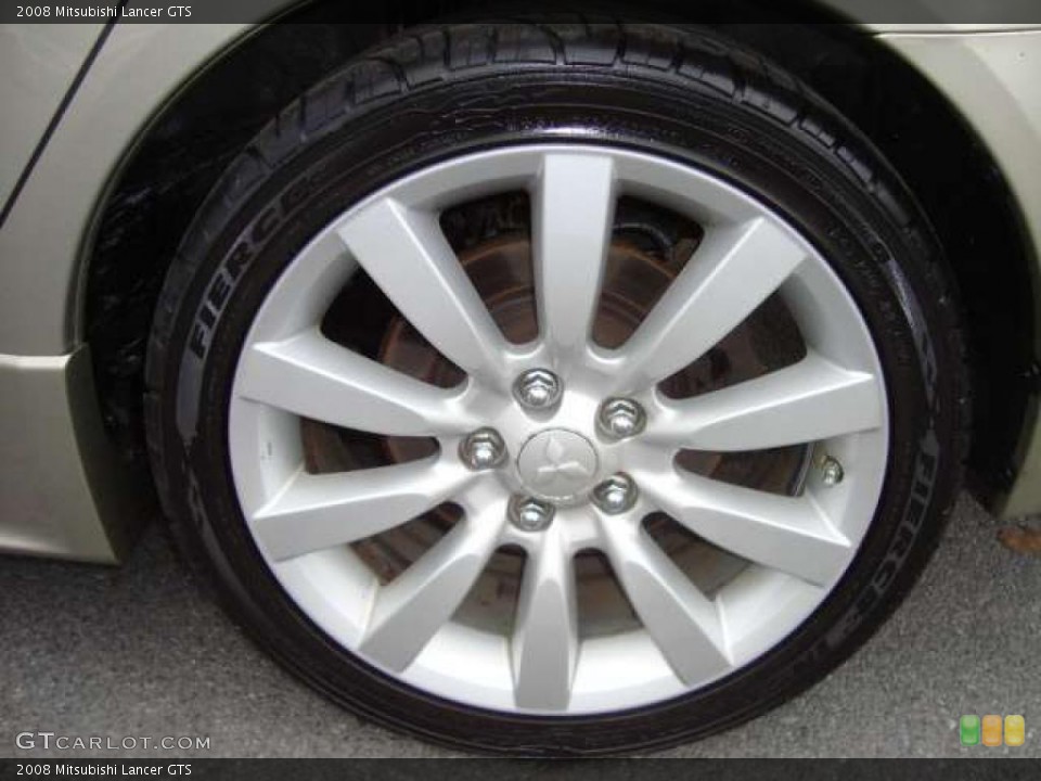 2008 Mitsubishi Lancer GTS Wheel and Tire Photo #47008029