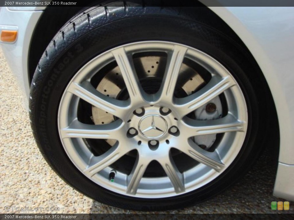 2007 Mercedes-Benz SLK 350 Roadster Wheel and Tire Photo #47014068