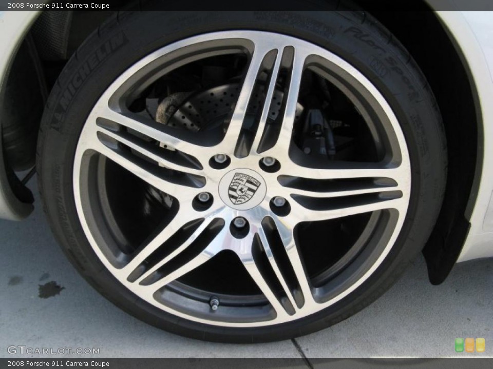 2008 Porsche 911 Carrera Coupe Wheel and Tire Photo #47016807