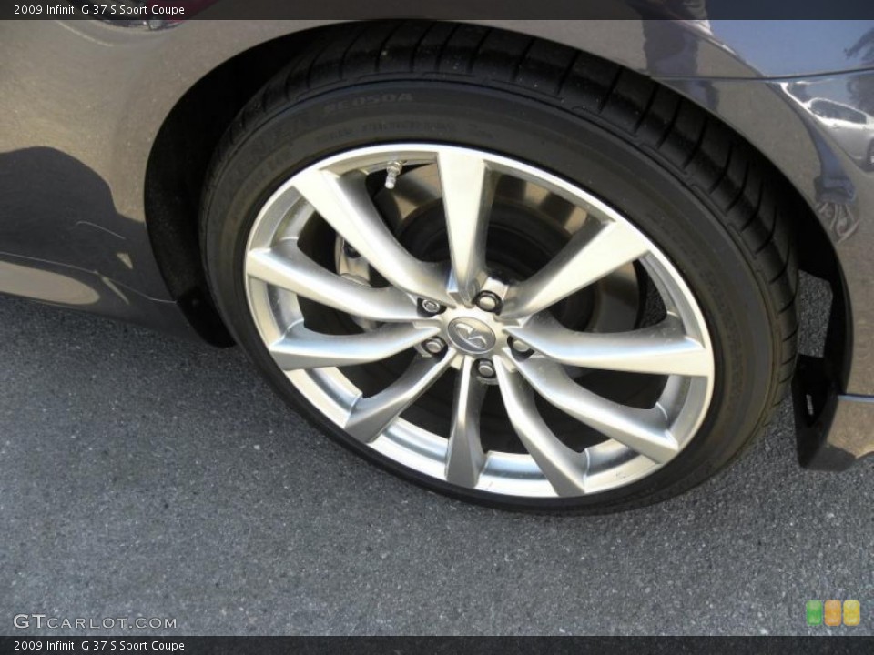 2009 Infiniti G 37 S Sport Coupe Wheel and Tire Photo #47017512