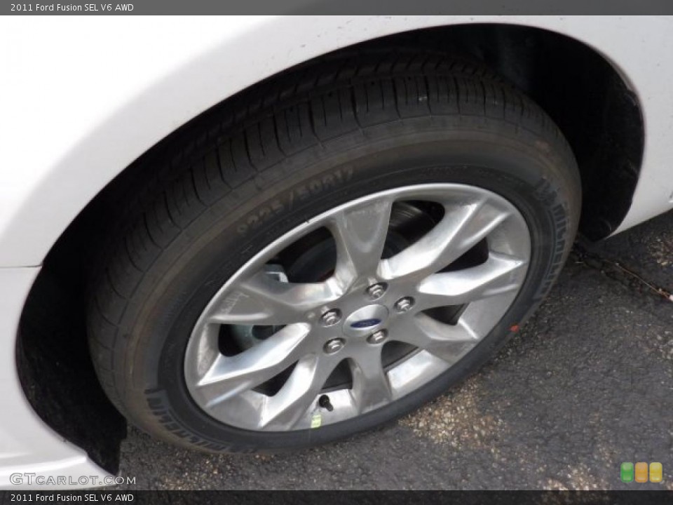 2011 Ford Fusion SEL V6 AWD Wheel and Tire Photo #47024259