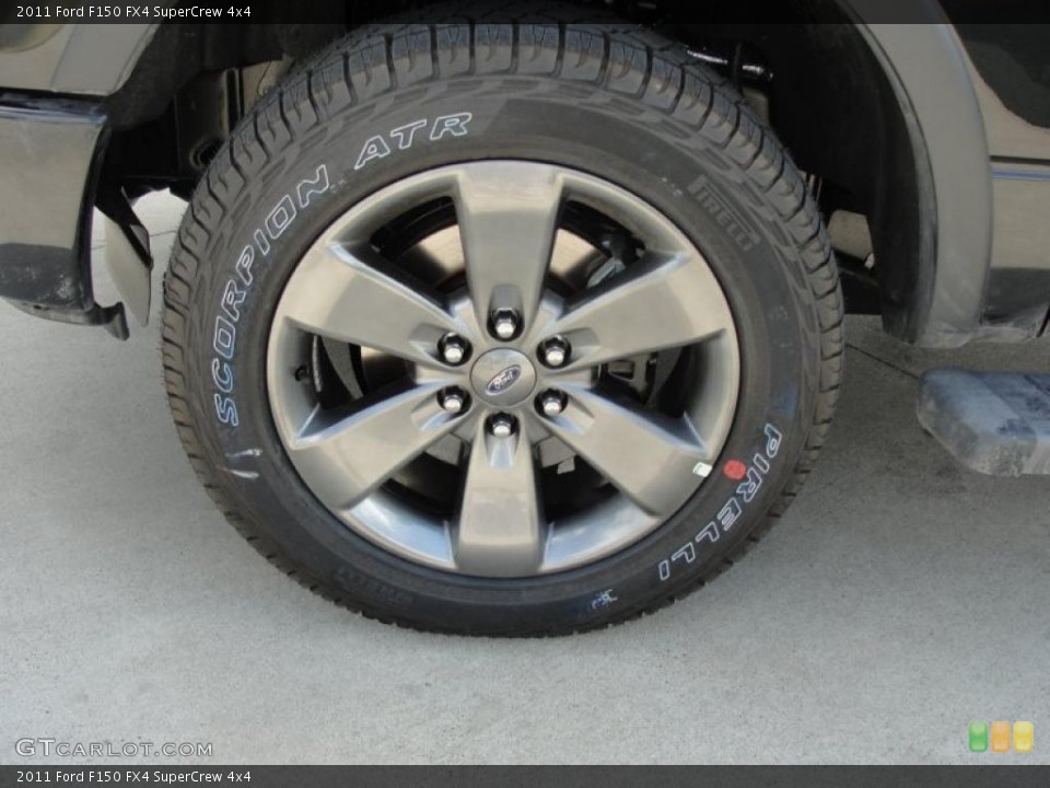 2011 Ford F150 FX4 SuperCrew 4x4 Wheel and Tire Photo #47026650