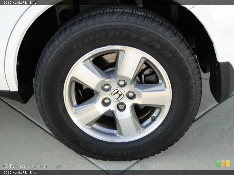 2010 Honda Pilot EX-L Wheel and Tire Photo #47027175