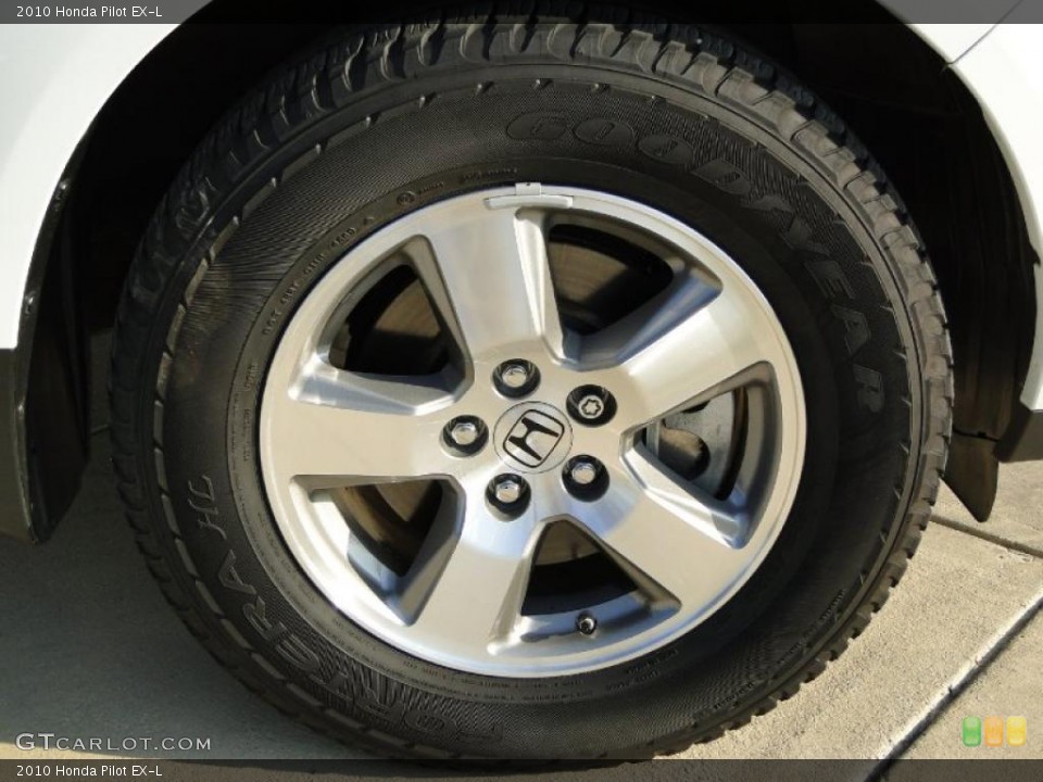 2010 Honda Pilot EX-L Wheel and Tire Photo #47027205