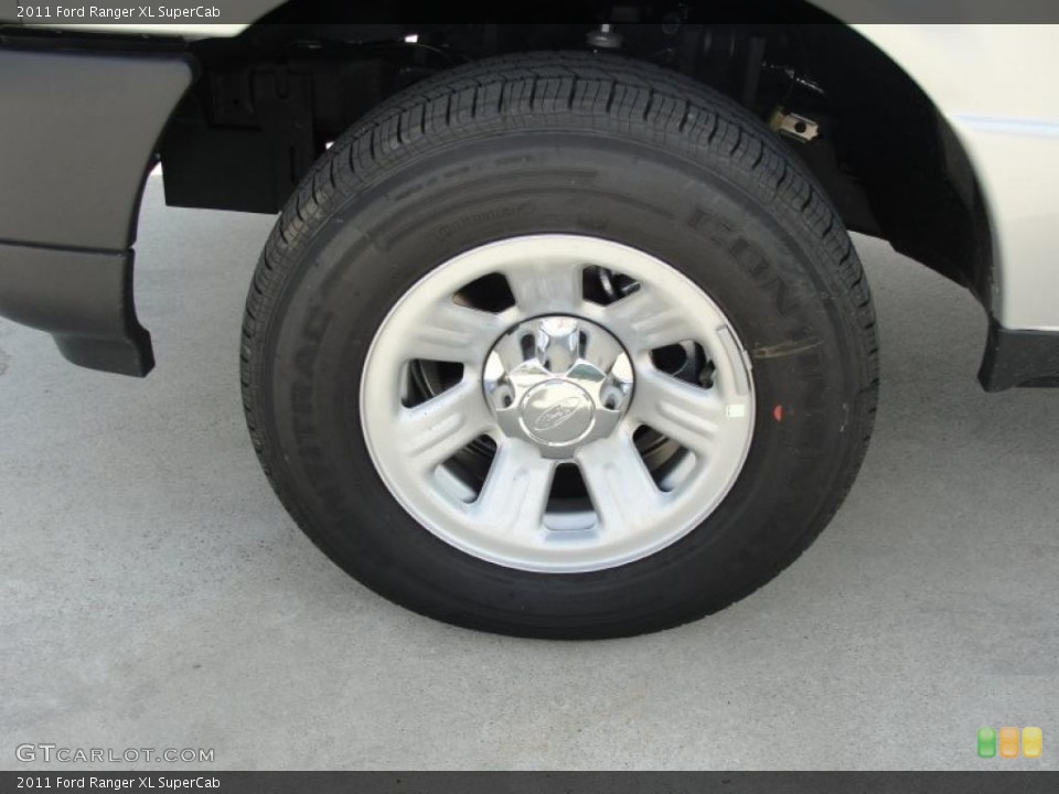 2011 Ford Ranger XL SuperCab Wheel and Tire Photo #47028423