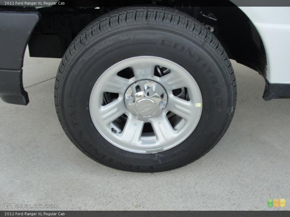 2011 Ford Ranger XL Regular Cab Wheel and Tire Photo #47028855