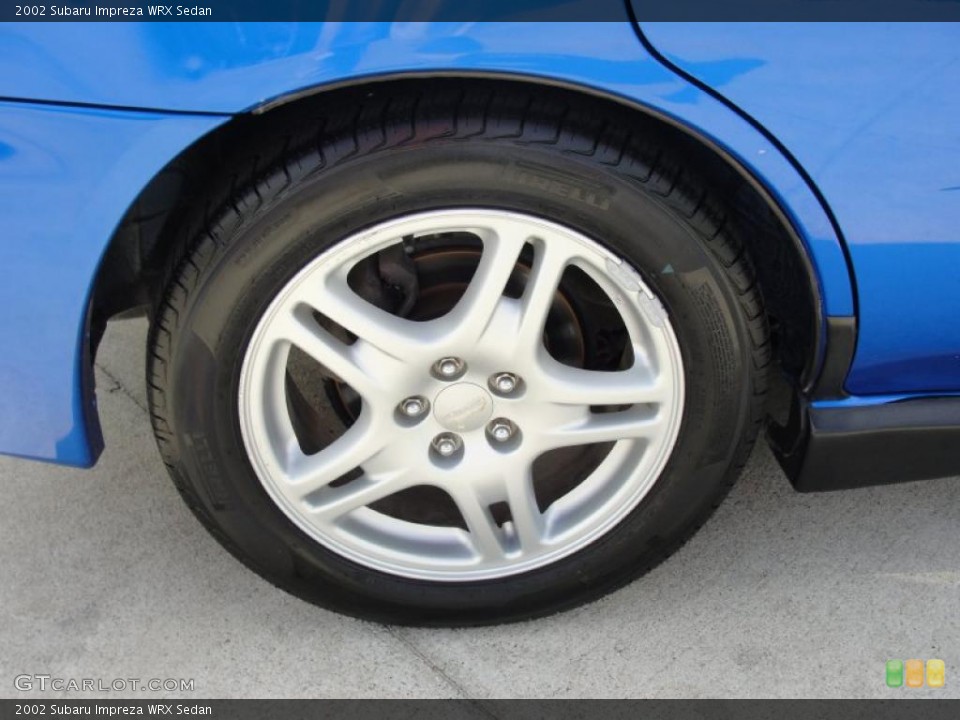 2002 Subaru Impreza WRX Sedan Wheel and Tire Photo #47030838