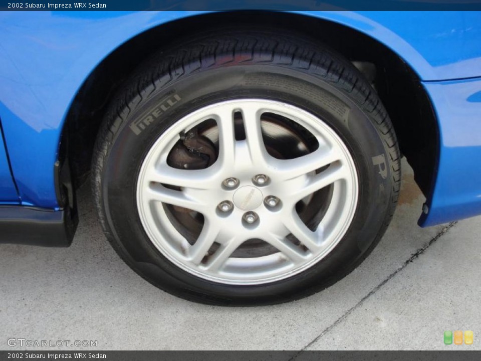 2002 Subaru Impreza WRX Sedan Wheel and Tire Photo #47030859