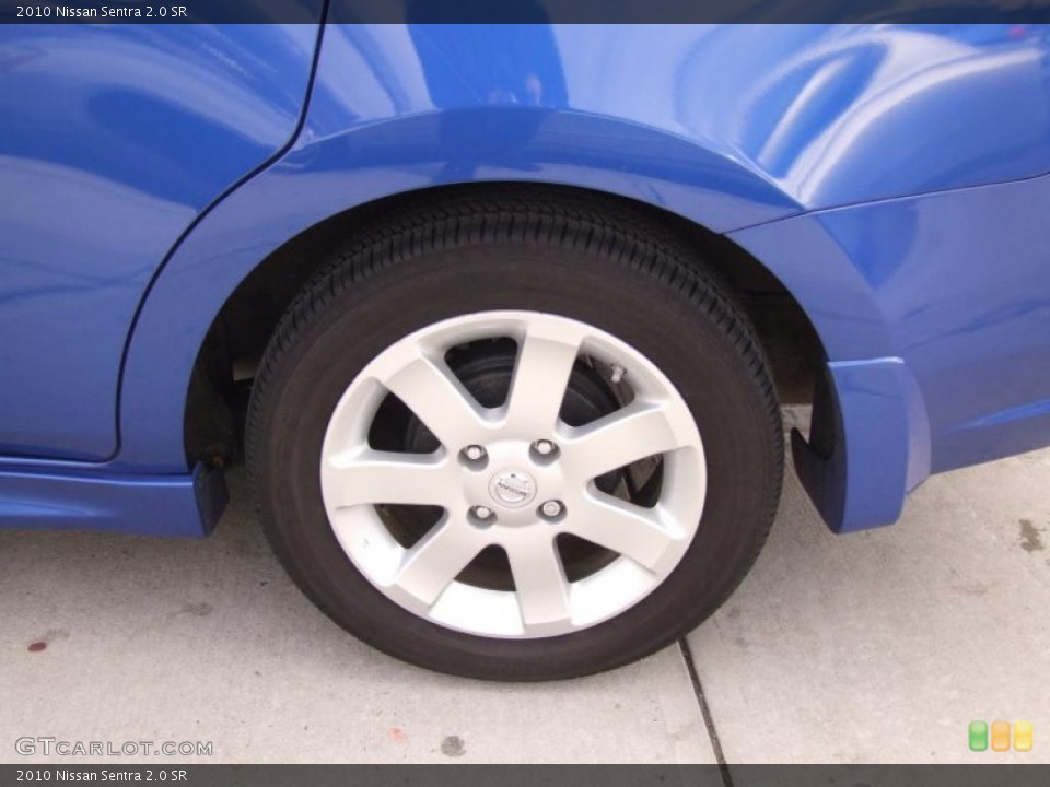 2010 Nissan Sentra 2.0 SR Wheel and Tire Photo #47030937