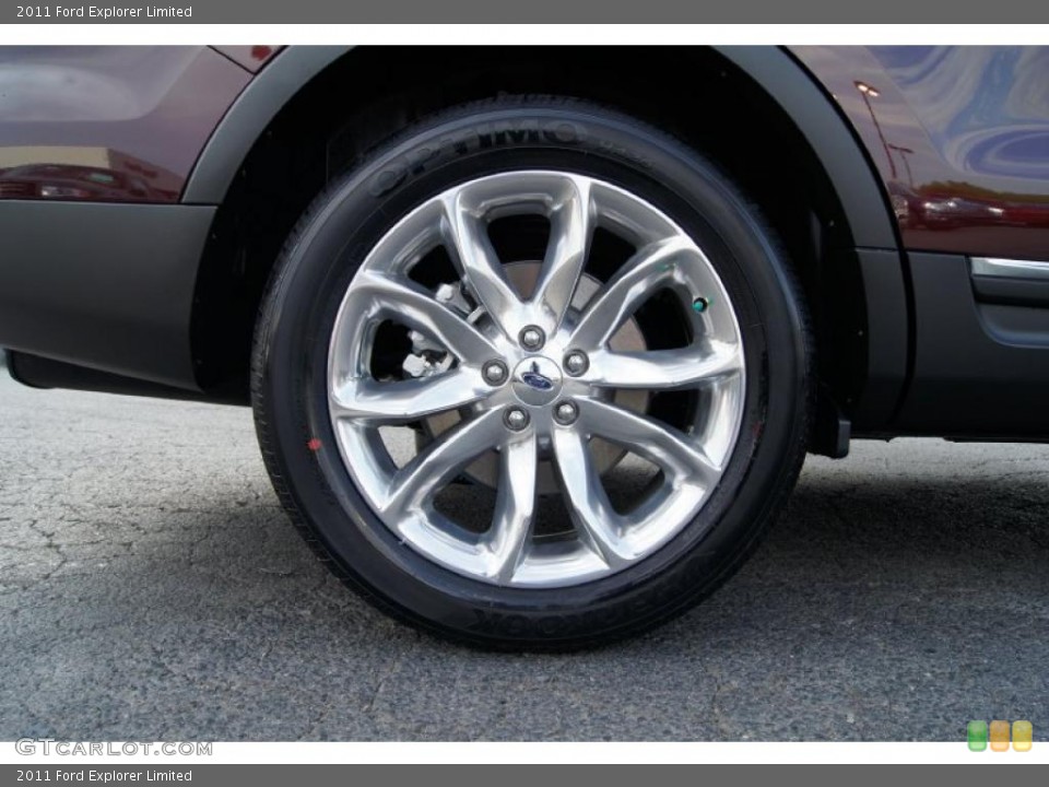 2011 Ford Explorer Limited Wheel and Tire Photo #47035203