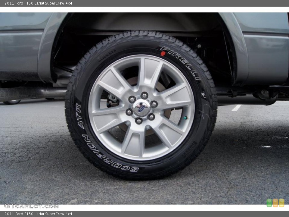 2011 Ford F150 Lariat SuperCrew 4x4 Wheel and Tire Photo #47036502