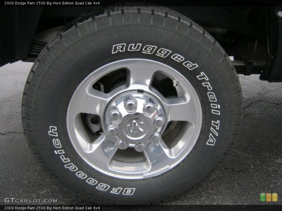 2009 Dodge Ram 2500 Big Horn Edition Quad Cab 4x4 Wheel and Tire Photo #47037792