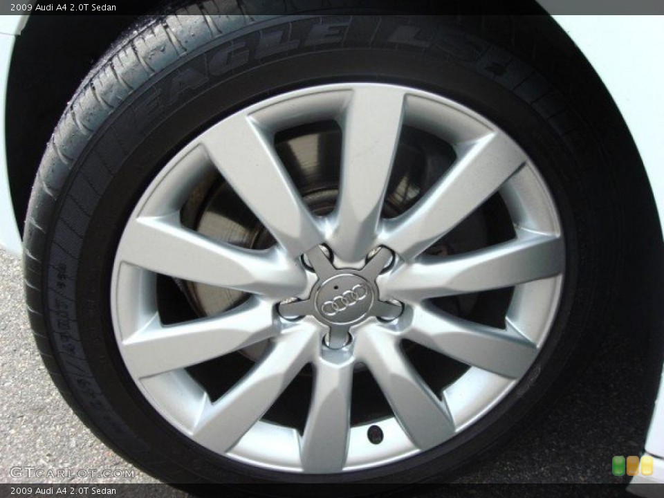 2009 Audi A4 2.0T Sedan Wheel and Tire Photo #47038569