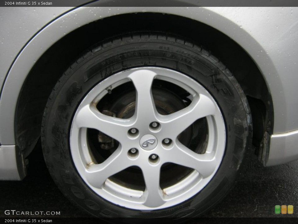 2004 Infiniti G 35 x Sedan Wheel and Tire Photo #47039415