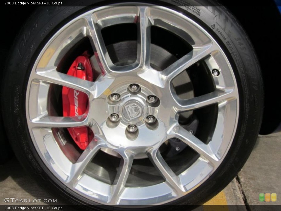 2008 Dodge Viper SRT-10 Coupe Wheel and Tire Photo #47039637