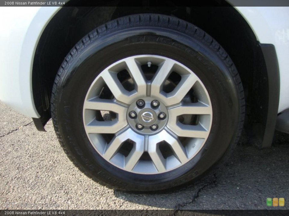 2008 Nissan Pathfinder LE V8 4x4 Wheel and Tire Photo #47051100