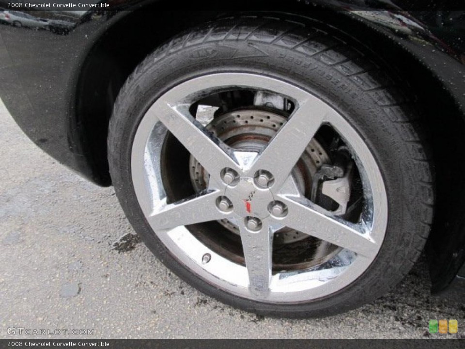 2008 Chevrolet Corvette Convertible Wheel and Tire Photo #47051283