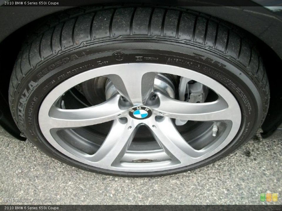 2010 BMW 6 Series 650i Coupe Wheel and Tire Photo #47052144