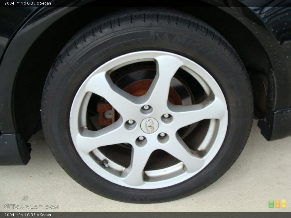 2004 Infiniti G 35 x Sedan Wheel and Tire Photo #47052462