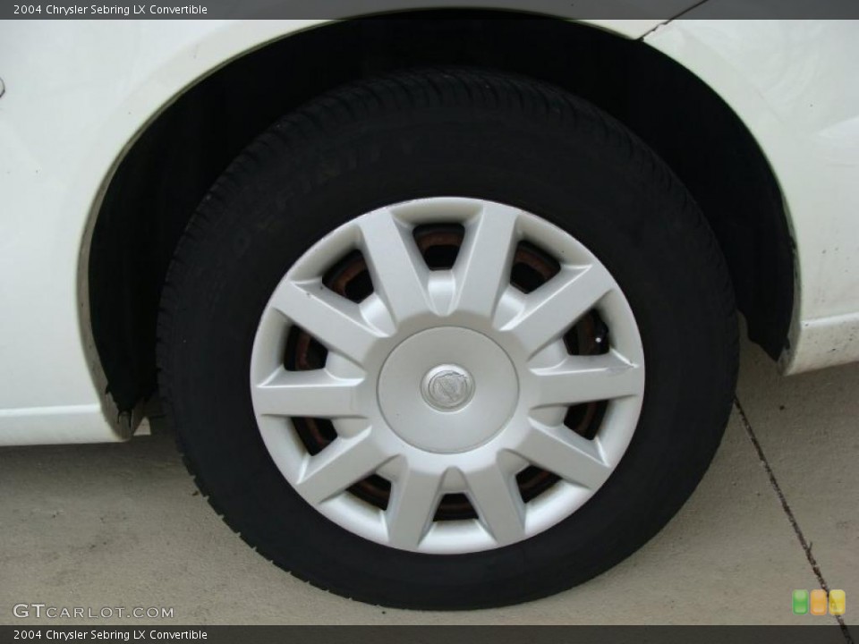 2004 Chrysler Sebring LX Convertible Wheel and Tire Photo #47053221