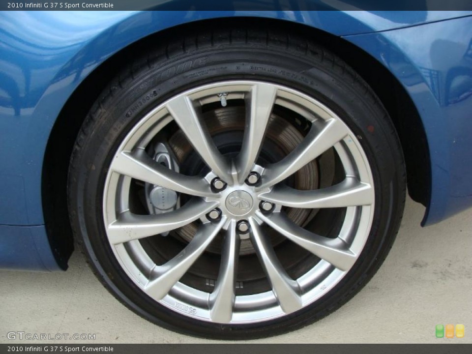 2010 Infiniti G 37 S Sport Convertible Wheel and Tire Photo #47053389