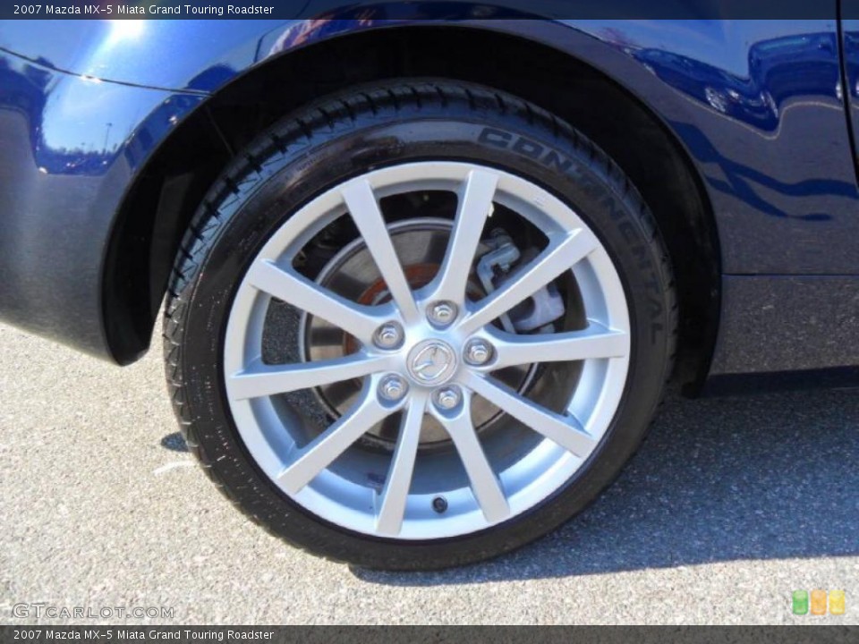 2007 Mazda MX-5 Miata Grand Touring Roadster Wheel and Tire Photo #47054635