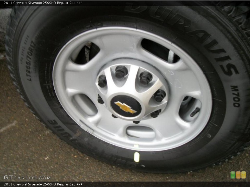 2011 Chevrolet Silverado 2500HD Regular Cab 4x4 Wheel and Tire Photo #47059973