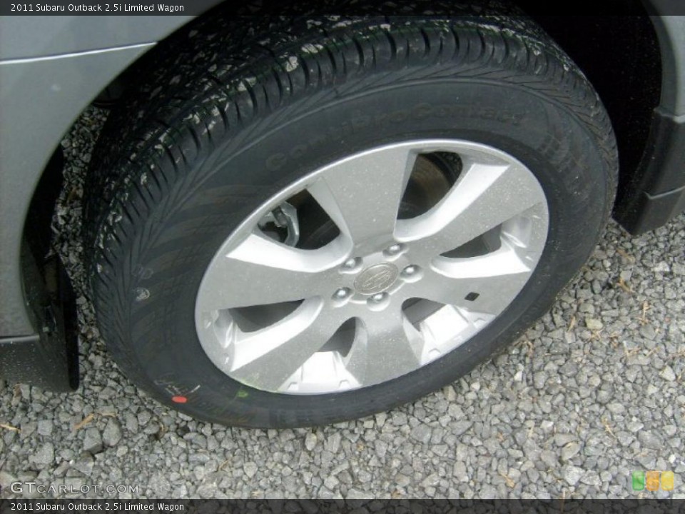 2011 Subaru Outback 2.5i Limited Wagon Wheel and Tire Photo #47061065