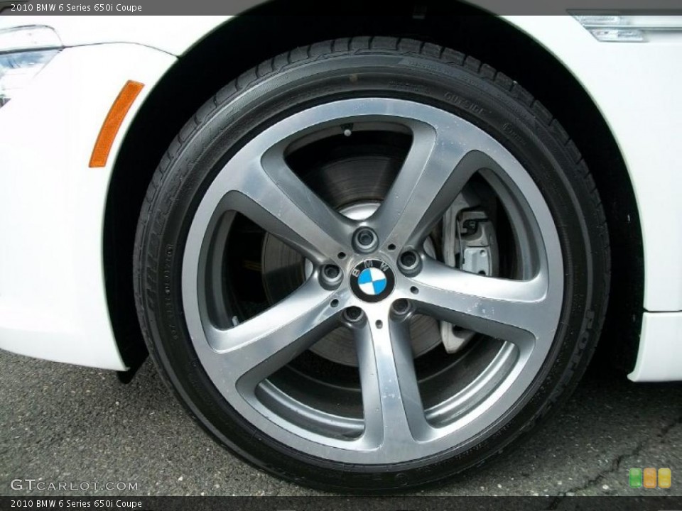 2010 BMW 6 Series 650i Coupe Wheel and Tire Photo #47062511