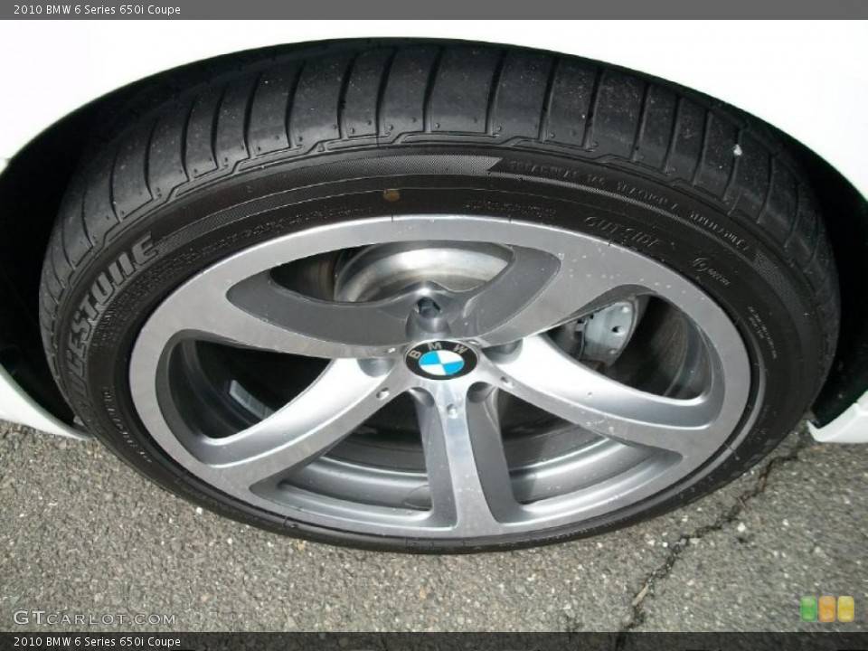 2010 BMW 6 Series 650i Coupe Wheel and Tire Photo #47062532