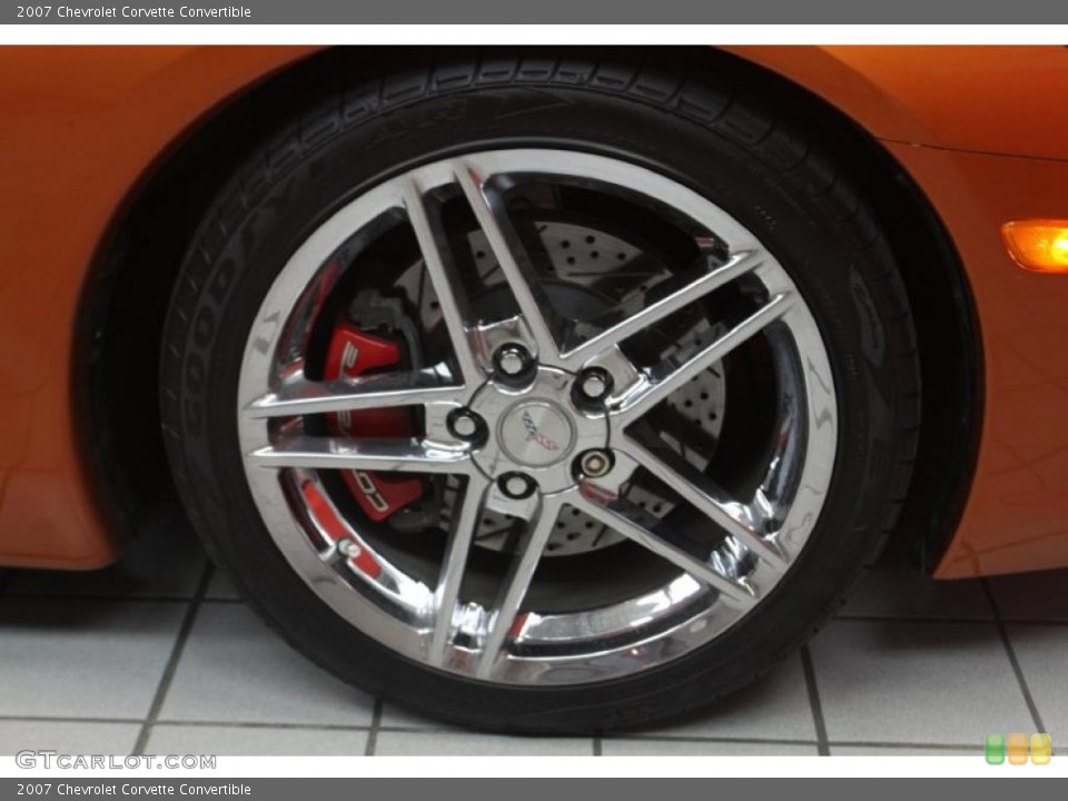 2007 Chevrolet Corvette Convertible Wheel and Tire Photo #47064698