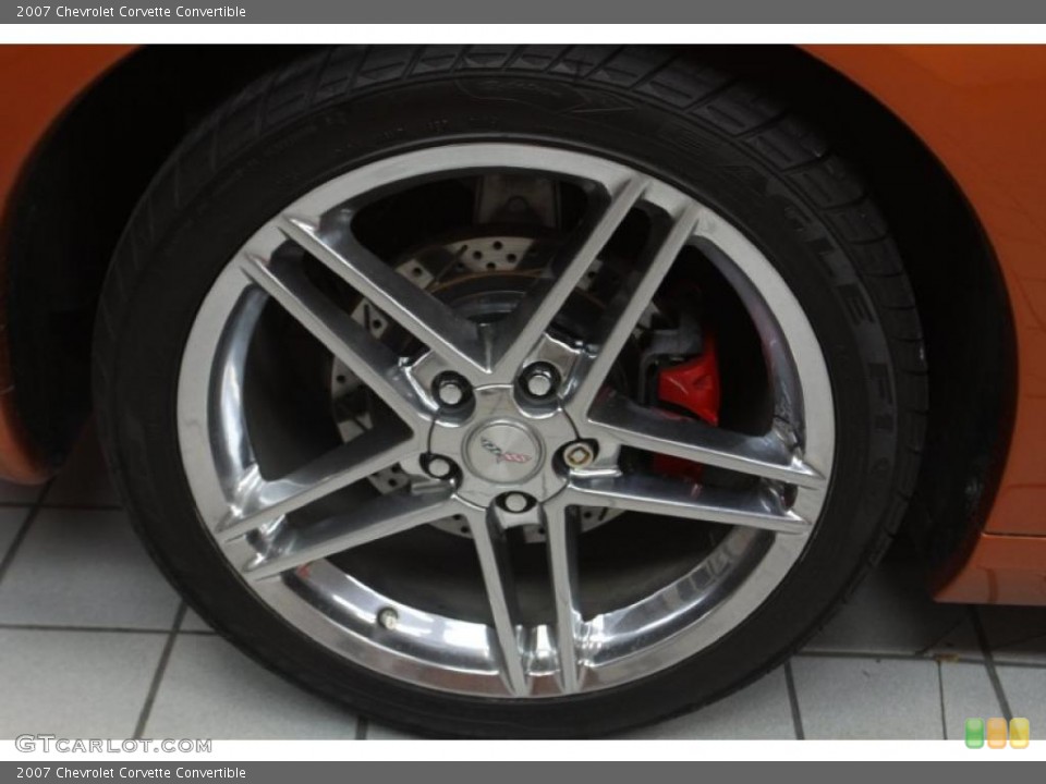 2007 Chevrolet Corvette Convertible Wheel and Tire Photo #47064728