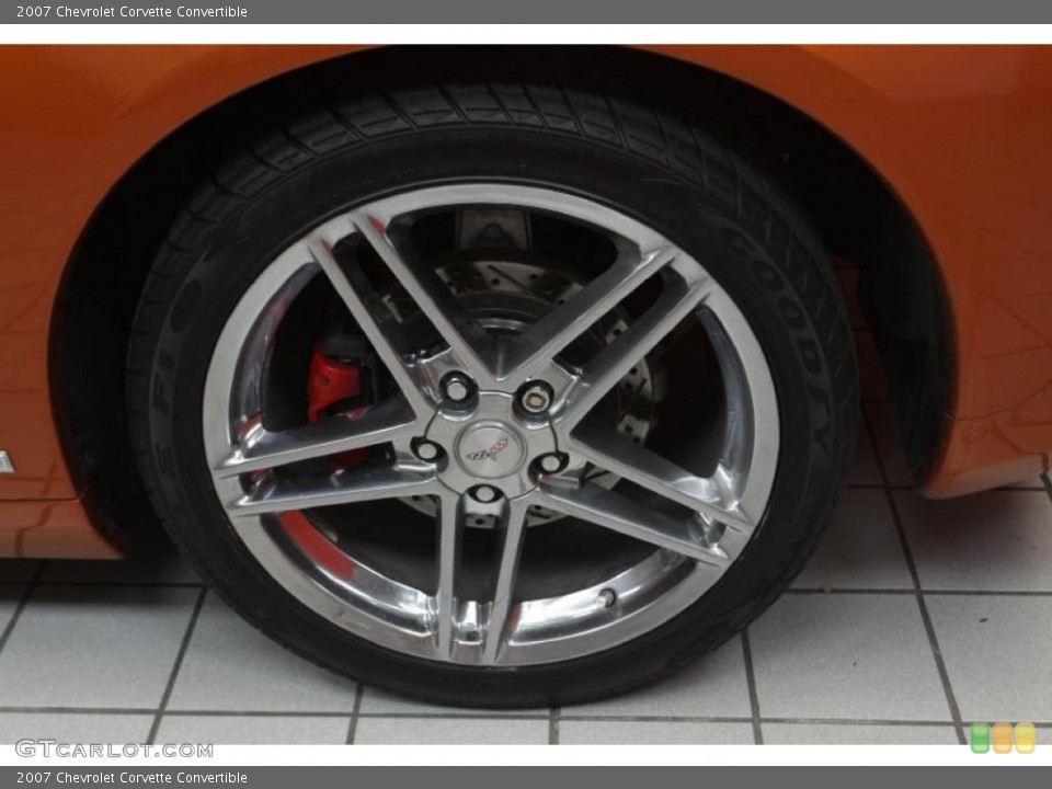 2007 Chevrolet Corvette Convertible Wheel and Tire Photo #47064791