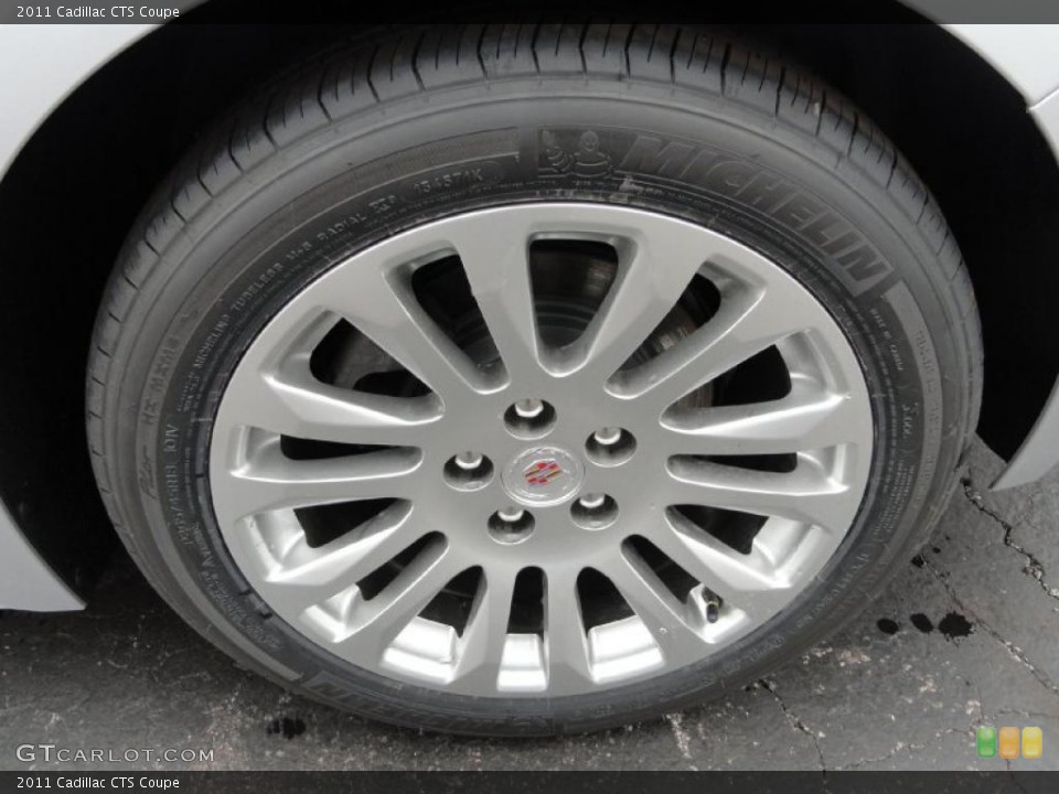 2011 Cadillac CTS Coupe Wheel and Tire Photo #47066474